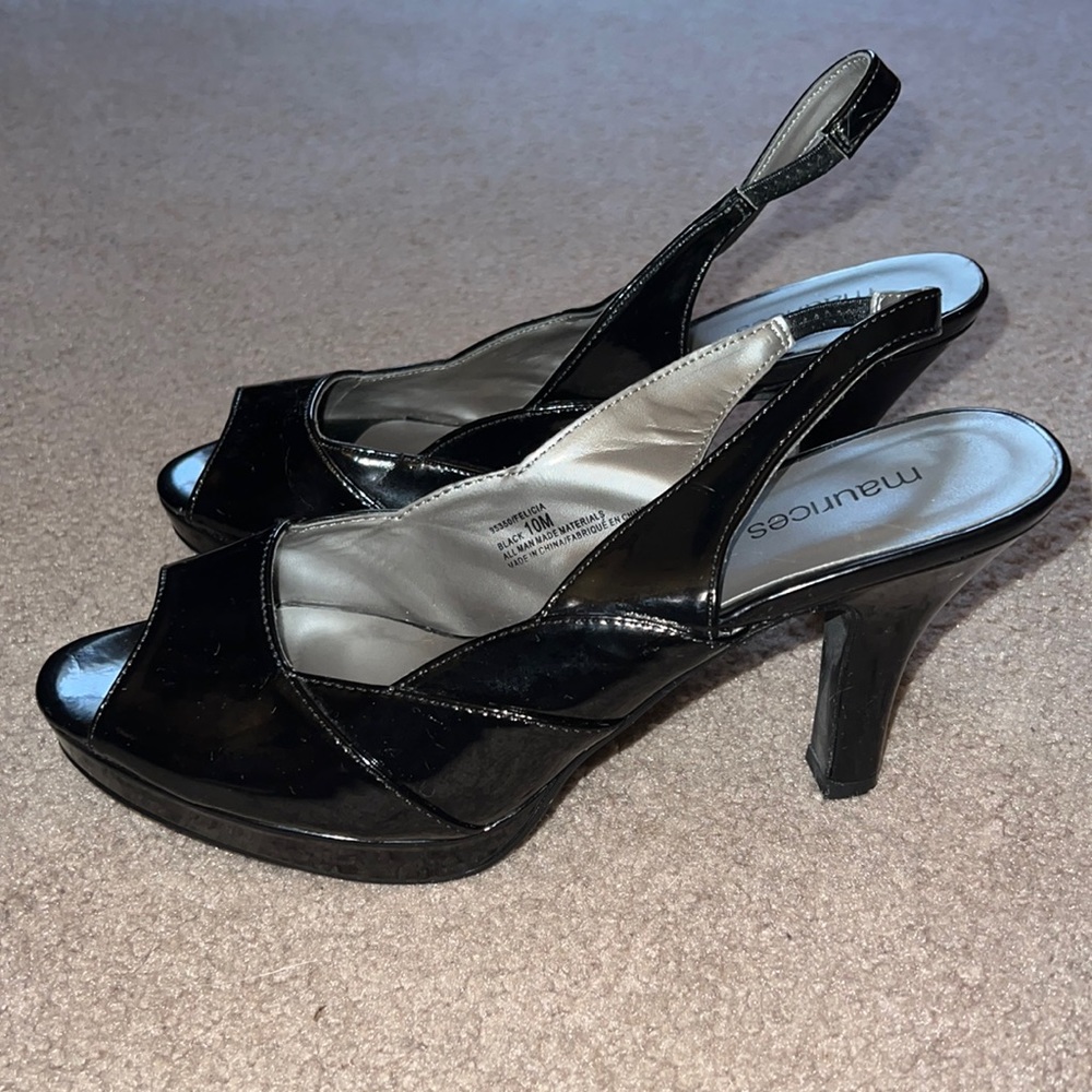 Peep Toe Heeled Sandals